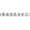 Fire polished 4mm Crystal Amesit Half Coat Fire polished 4mm Crystal Amesit Half Coat